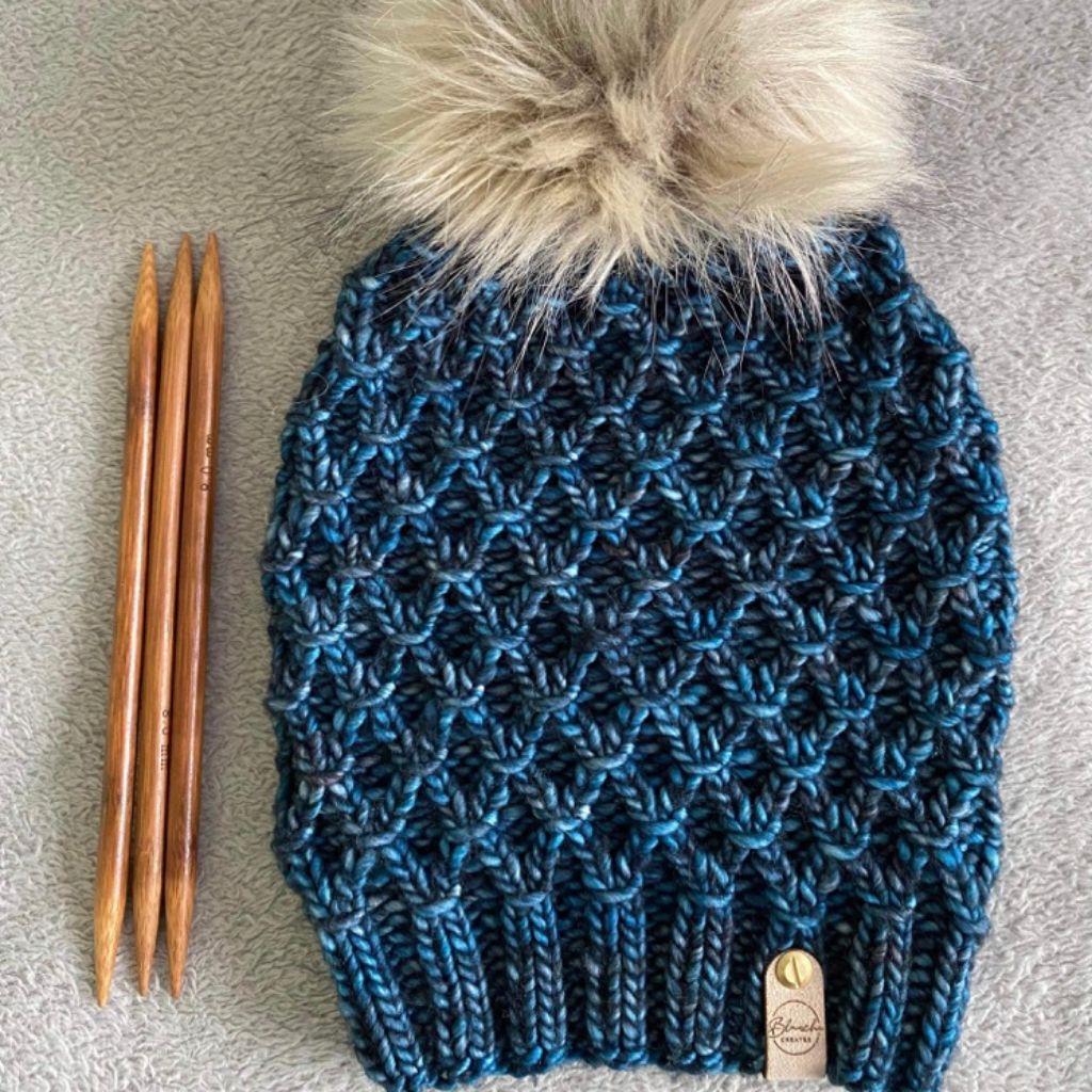 Luxusní pletená čepice z Malabrigo od Blanche Creates