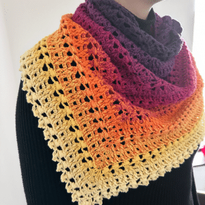 Ručně háčkování šátek Blanka Youcefi