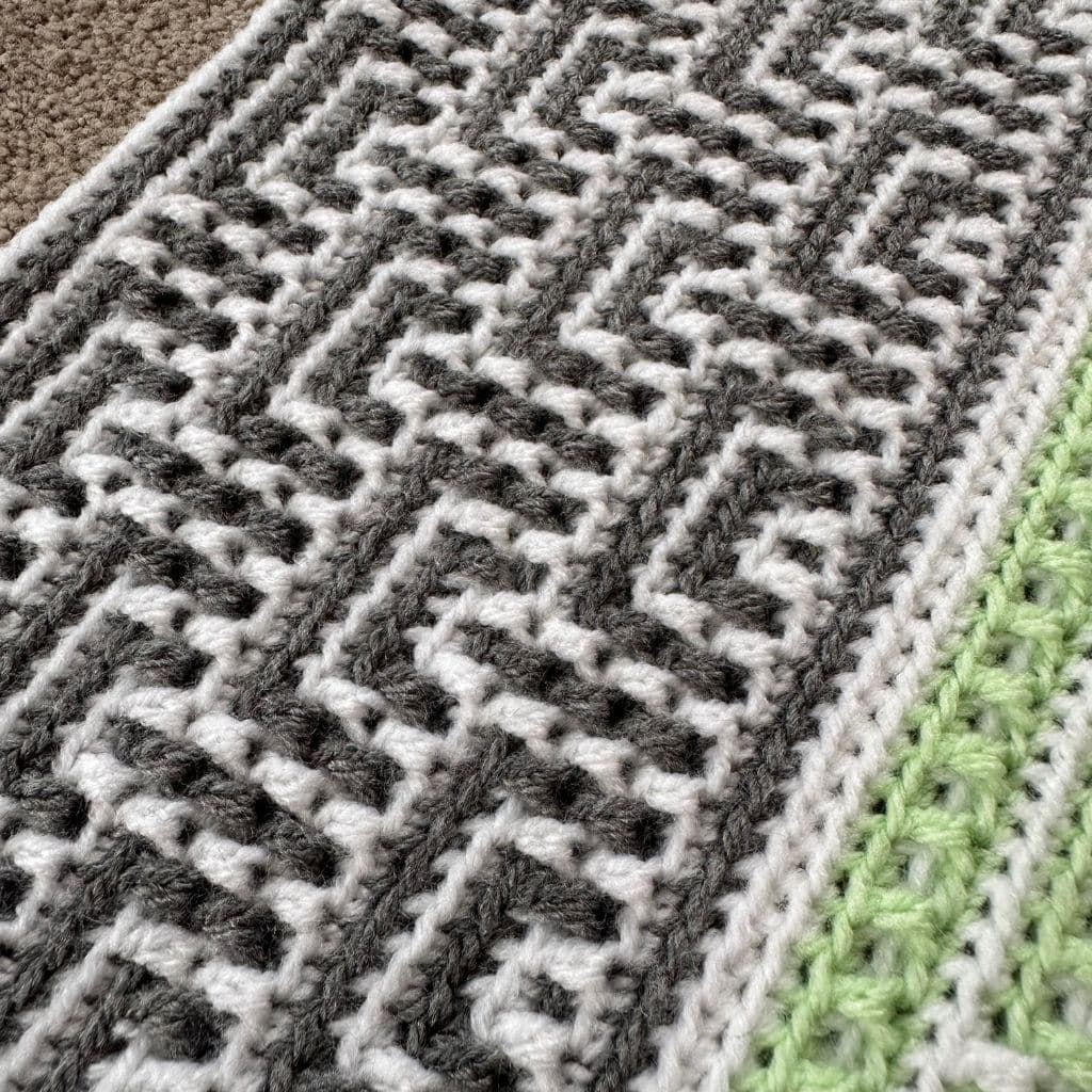 Mozaikové háčkování vzory