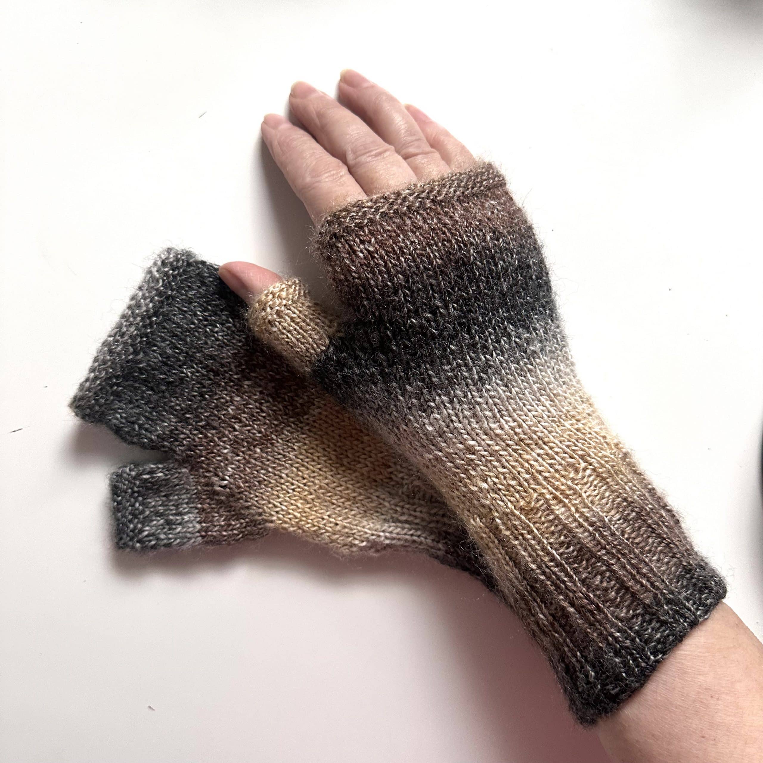 Pletené návleky na ruce